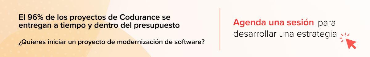 modernización de software agenda una sesión